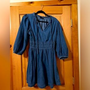 Organic Cotton Denim Dress